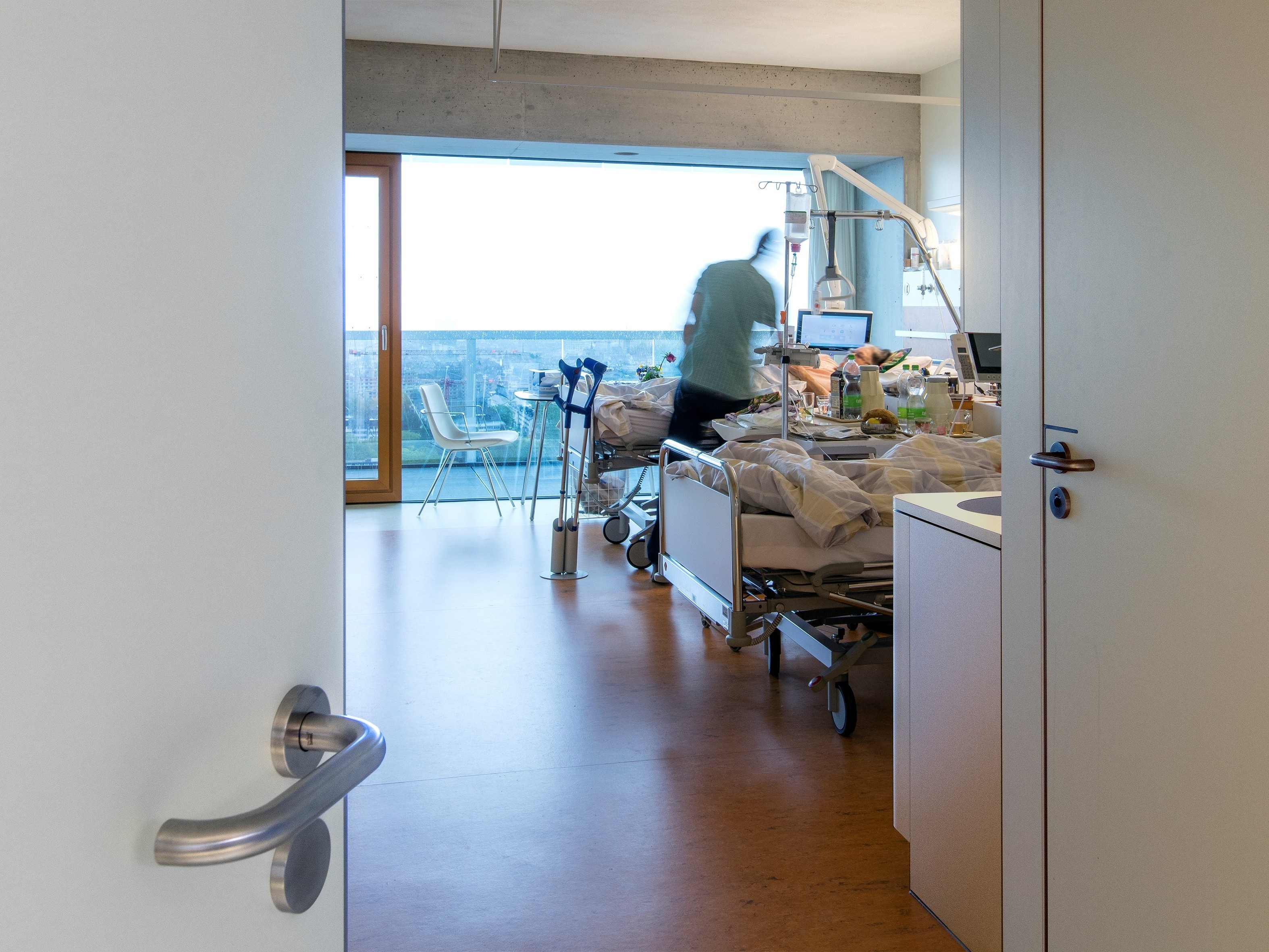 Krankenzimmer im Triemli Spital Zürich